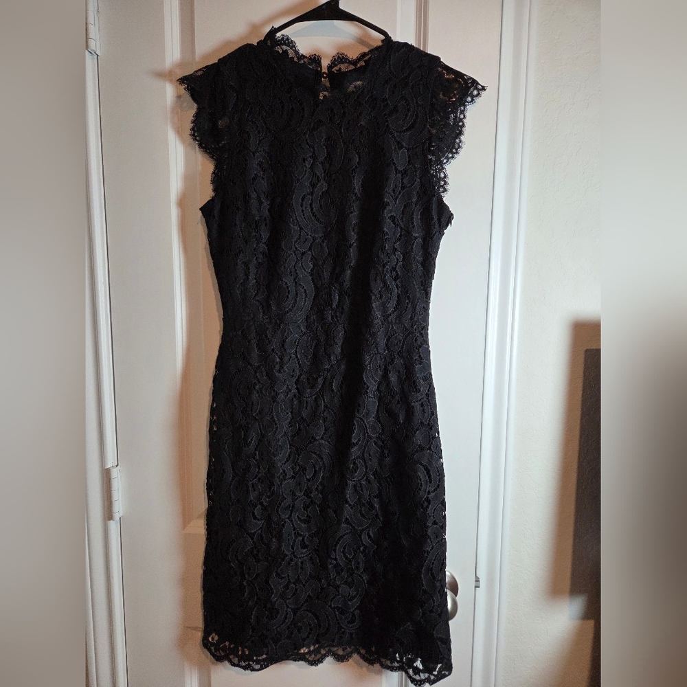 Xhilaration Black Lace Dress Size Medium